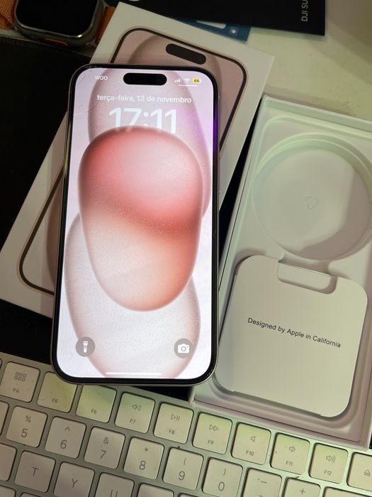 iPhone 15 128gb rosa novo na caixa