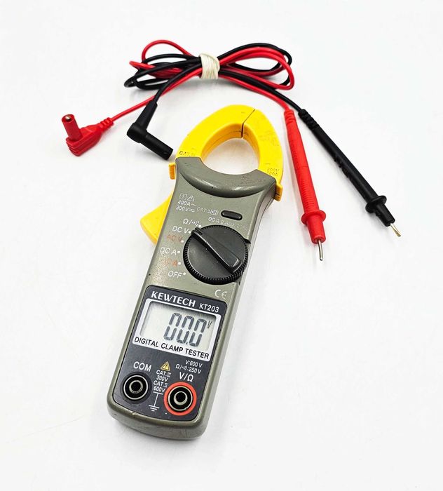 Miernik Cęgowy Kewtech KT203 + Kable