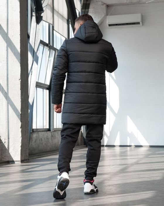 Куртка парка чоловіча зимова Nike + шапка у подарунок!