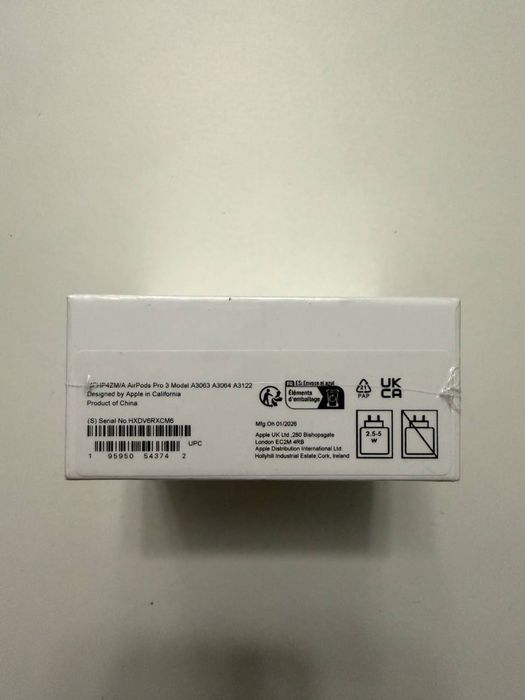 Air pods pro 3 ANC Biały