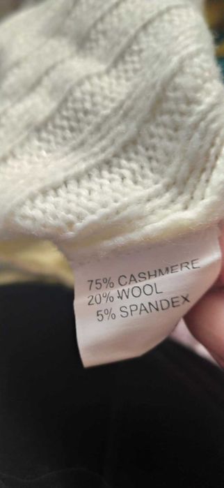 PREMIUM! Kaszmirowy sweter damski 38