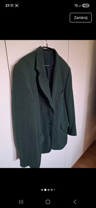 Wełniana marynarka męska feudal