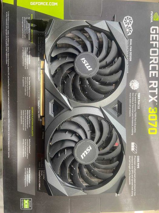 動作確認済ジャンク）MSI GeForce RTX 3070 GAMINGZ 動作確認済