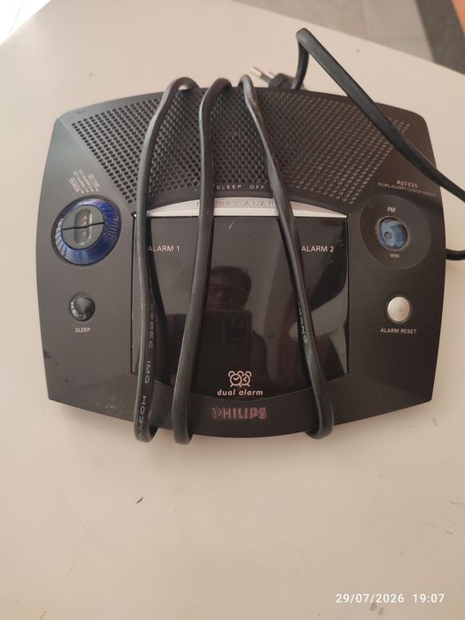 Rádio-Relógio Despertador Philips AJ3225 (Dual Alarm) – Excelente Estado