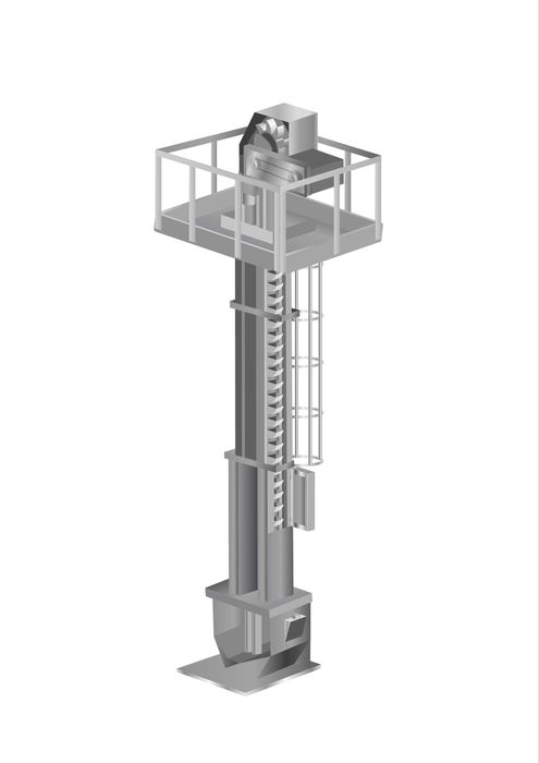 Podajnik kubełkowy 22 m do silosu podajniki kubełkowe do zbiorników