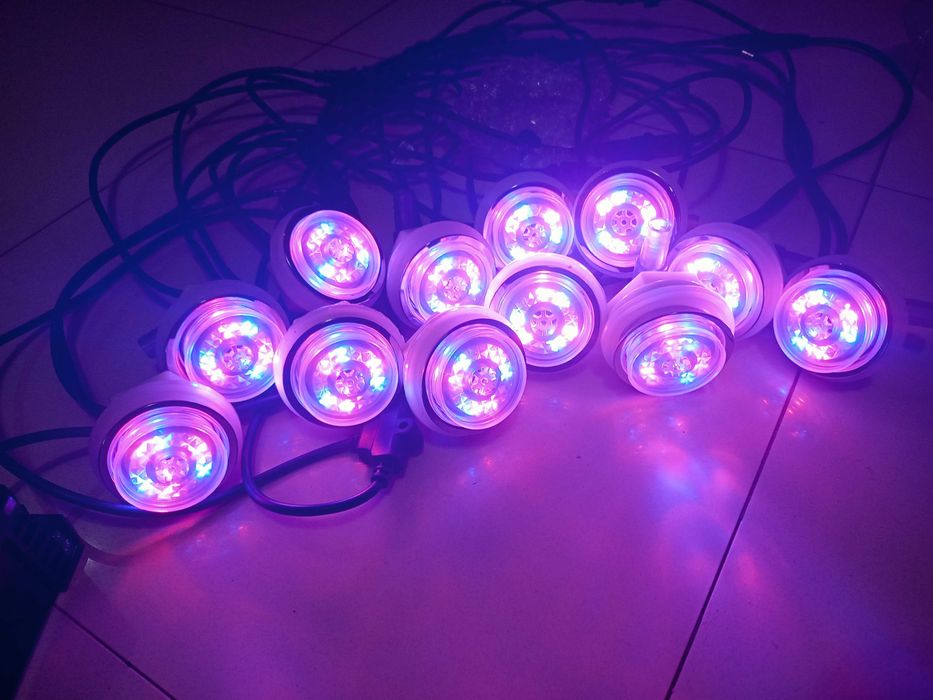 Aeromasaż Led 12 dysz pompa 750W z termometrem cyfrowym