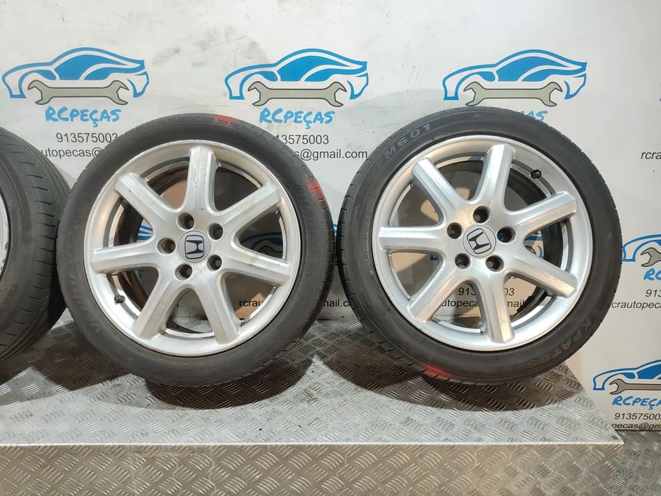 Conjunto Jantes 17 Originais Honda Civic 8 VIII FK 7J ET55 5x114,3J