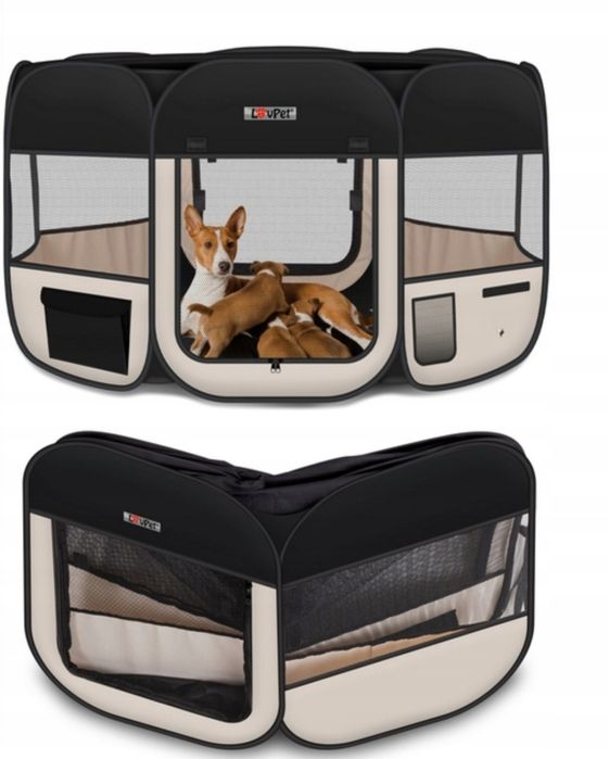 Składany, kojec dla psa, 110*65 cm, Lovpet