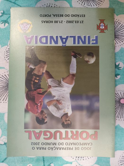 Programa de jogo Portugal Finlândia 2002