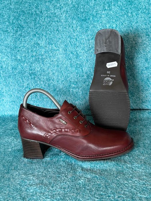 Botki na obcasie Maloix-selleccion rozm. 39  Vintage szczupła stopa