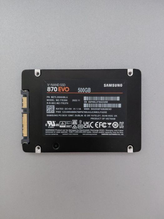 SSD Samsung 870 EVO 500Gb