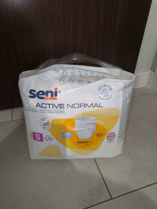 Majtki chłonne Seni Active Normal rozm S i pieluchy Bo Boom Junior rozm 5 11-20 kg