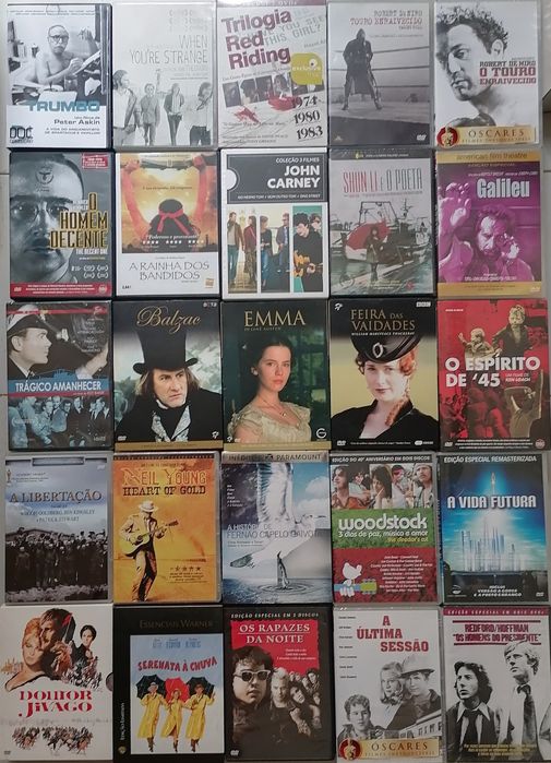Lote 202 DVD's originais (LOTE 39)