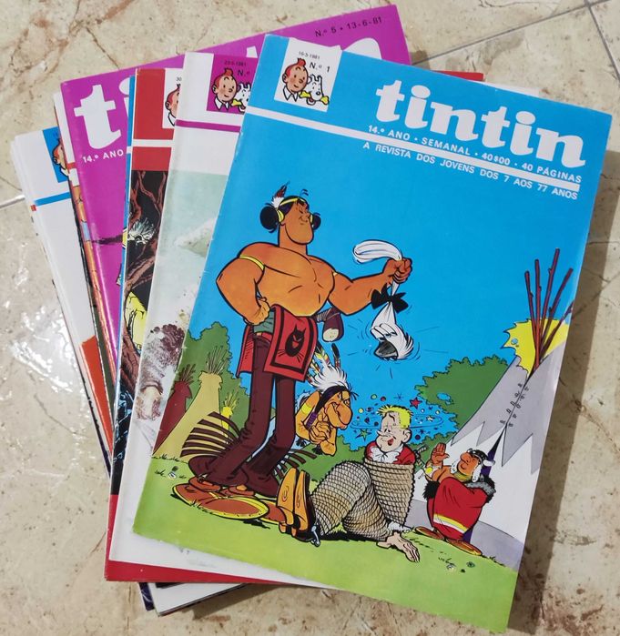 Revista Tintin - Vários anos completos