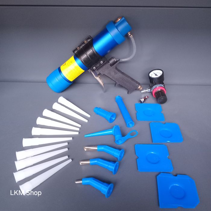 Пістолет пневматичний для герметика 310 мл, 600 мл