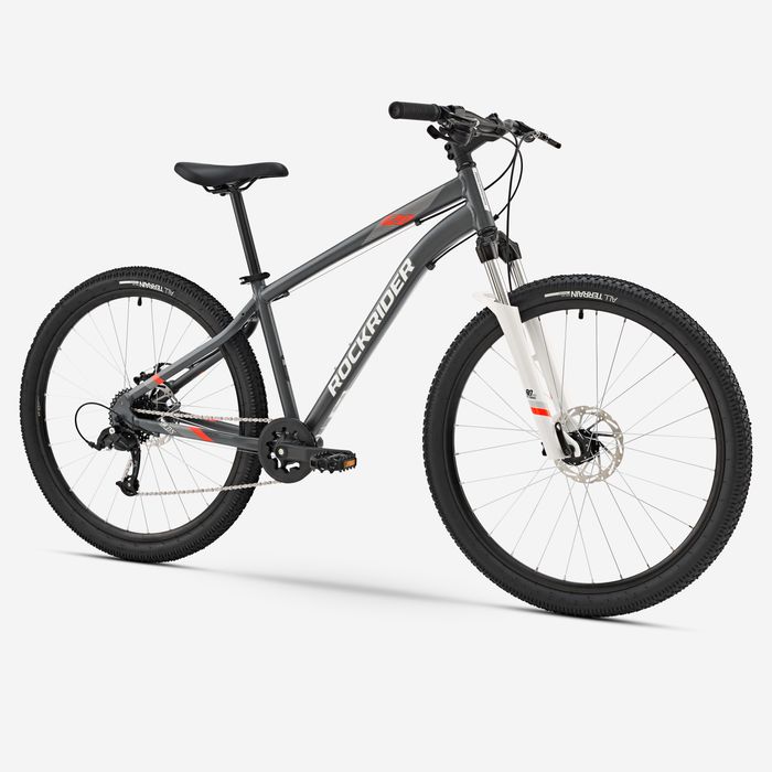 BICICLETA BTT DE PASSEIO ST 120 27,5" CINZENTO/LARANJA
