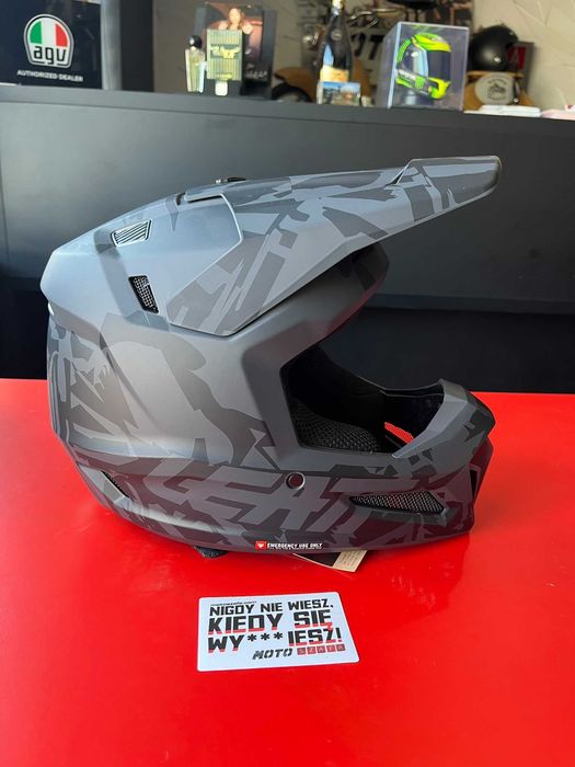 Kask offroadowy LEATT JUNIOR MOTO 3.5 V23 STEALTH !Promocja! !Rozmiar M!