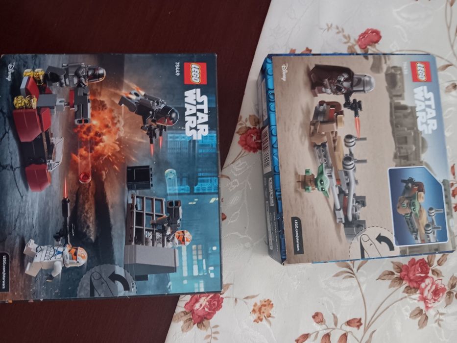 2 Lego Star Wars Mandalorian 75436 e Siege 75449 novos