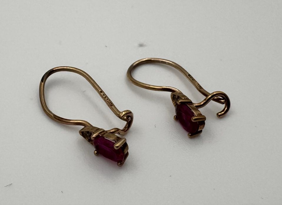 Złote kolcyzki 0,8gr pr 333