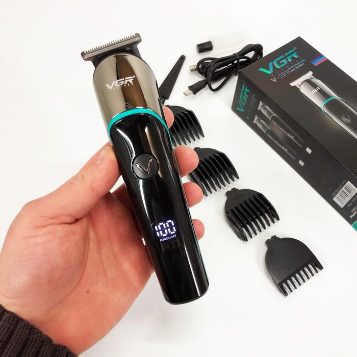 Машинка для стрижки VGR V-291 аккумуляторная триммер електробритва шей