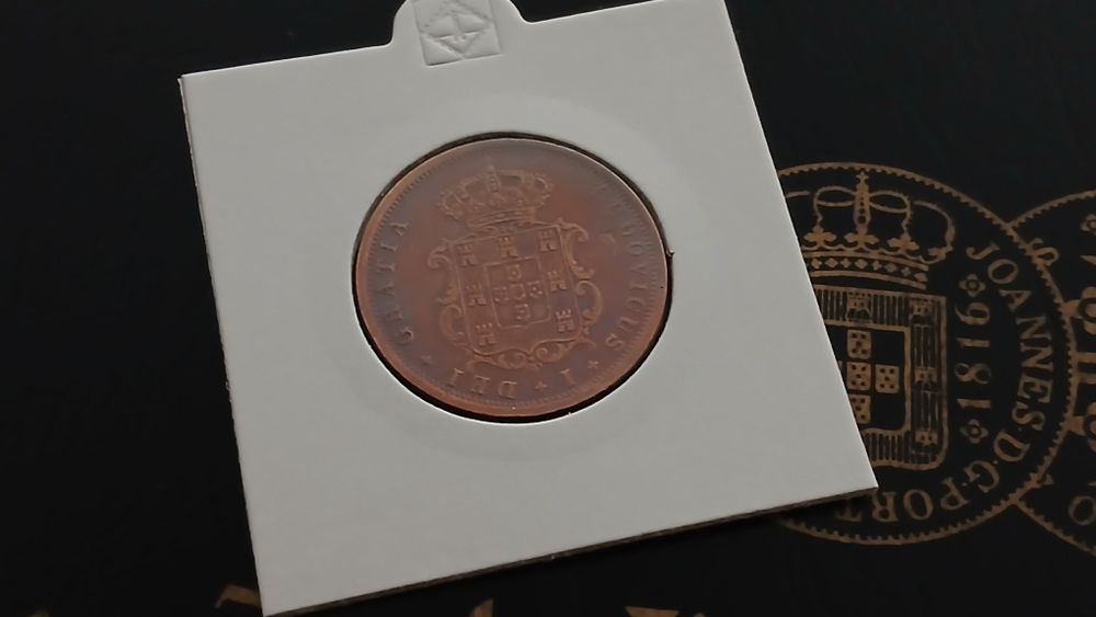Moeda de V Reis de 1872