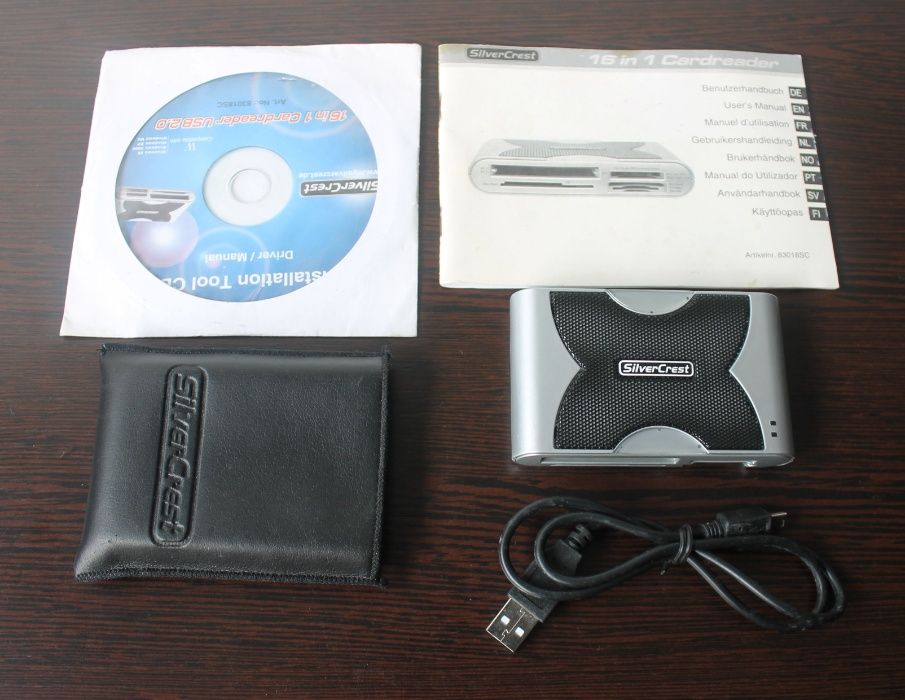 Silvercrest USB 2.0 16-in-1 Memory Card Reader64171722683779120