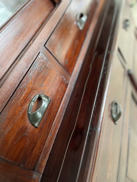 STARY kredens z duszą RUSTYKALNY WĄSKI vintage antyczny RETRO