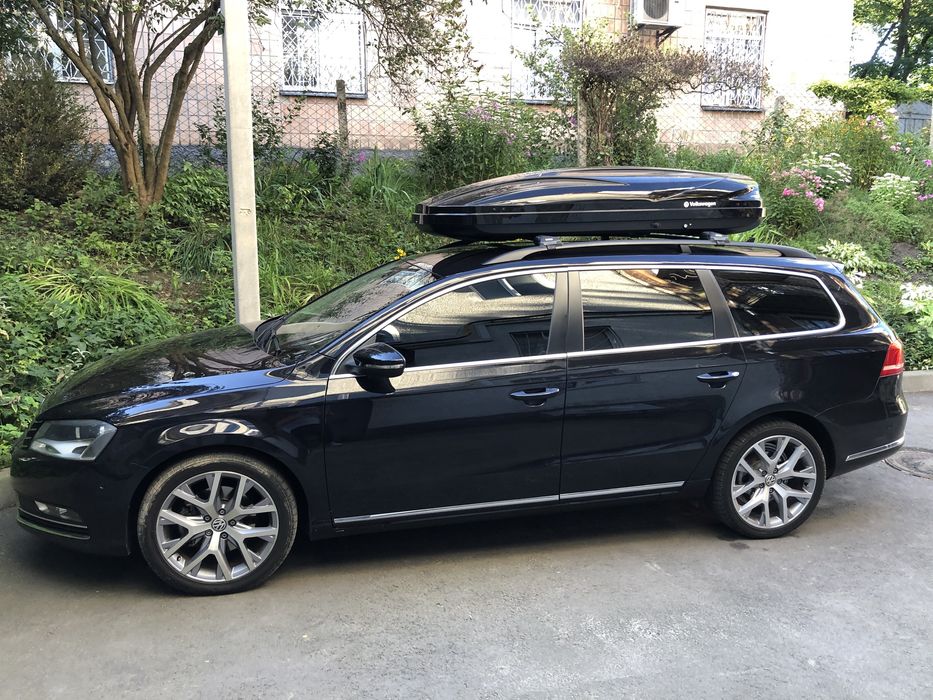 Автобокс на дах авто TERRA DRIVE 500 чорний глянець двосторонній