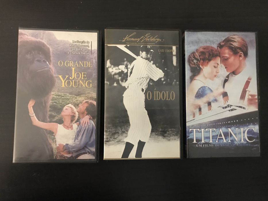 Videos vhs classicos Titanic etc