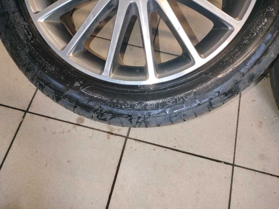 koła BORBET 17 cali 5x100 Subaru Audi VW Seat Skoda 215/55 r17 LATO