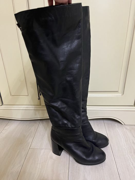 Сапоги зимние натуральная  кожа