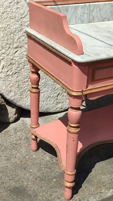 Toucador Antigo com Pedra Mármore