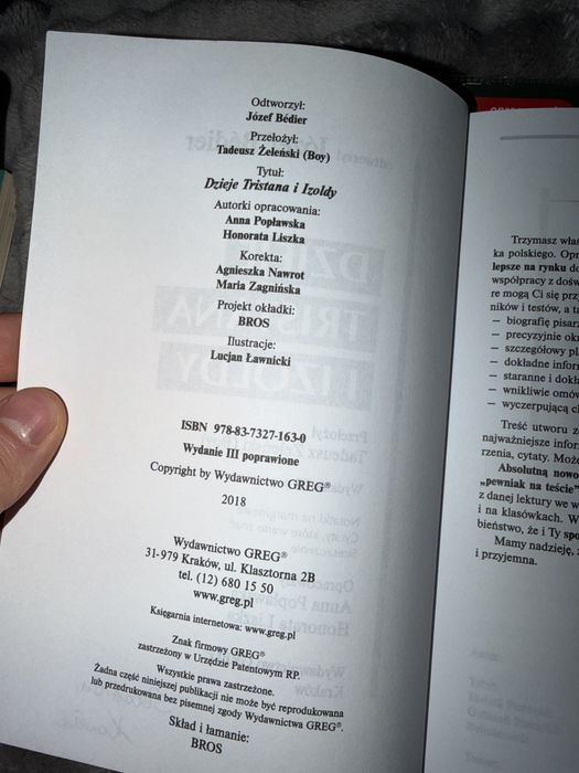 Dzieje Tristana i Izoldy Józef Bédier