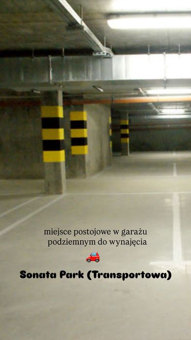 Sonata Park miejsce postojowe w garażu podziemnym
