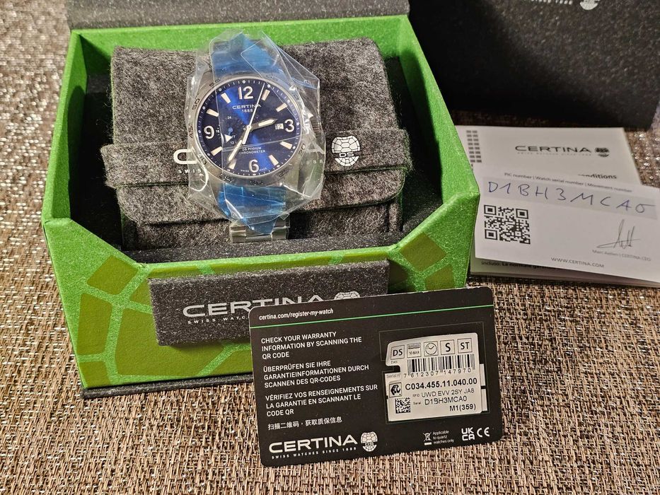 Zegarek męski - Certina DS Podium GMT COSC Chrono - Nowy, Nienoszony