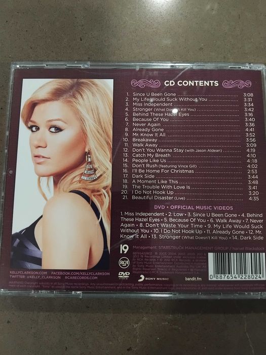 Kelly Clarkson greatest hits em cd duplo
