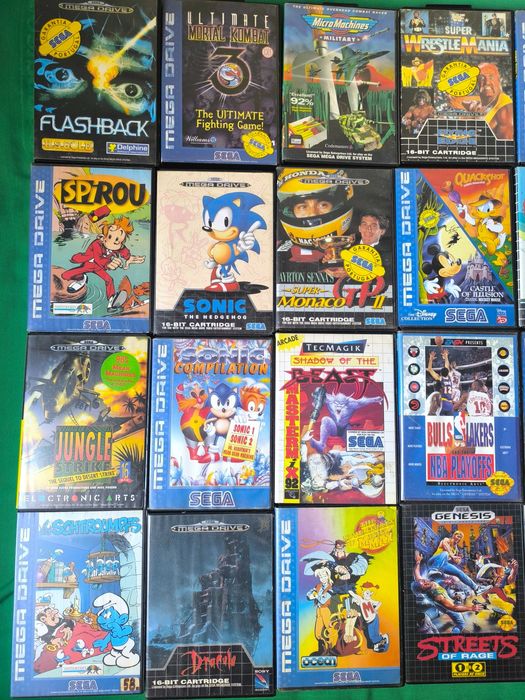 Lote Jogos Sega Mega Drive