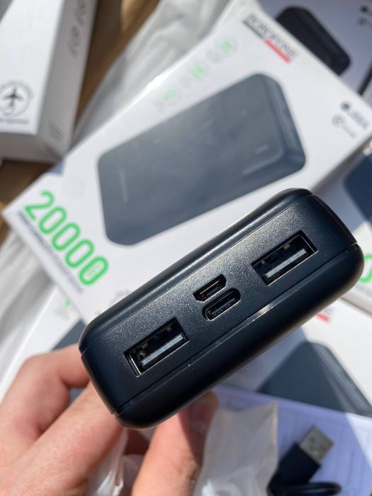 Є ОПТ.Повербанк(power bank) BOROFONE  J88A 20000мАг для ЗСУ
