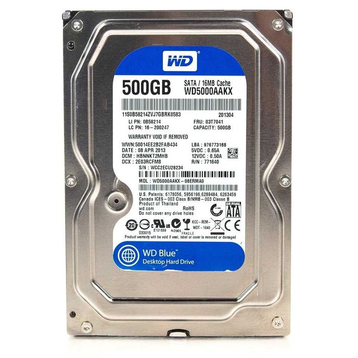 Discos WD Blue 3.5'' 500GB 7200rpm