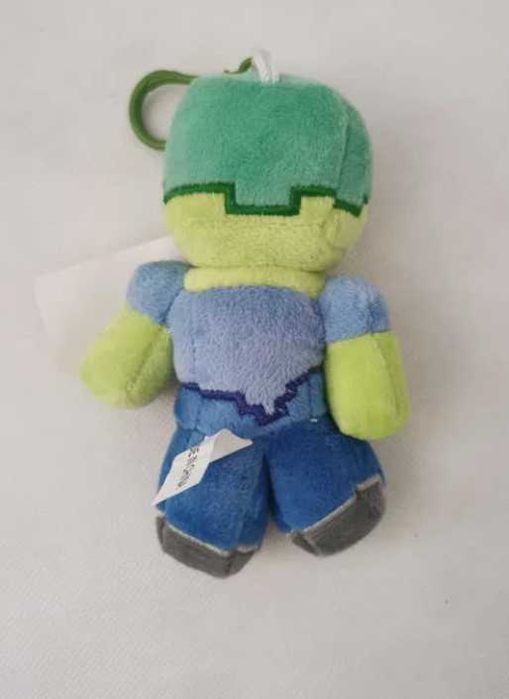 Brelok do kluczy pluszowy breloczek zawieszka Minecraft  Zombie