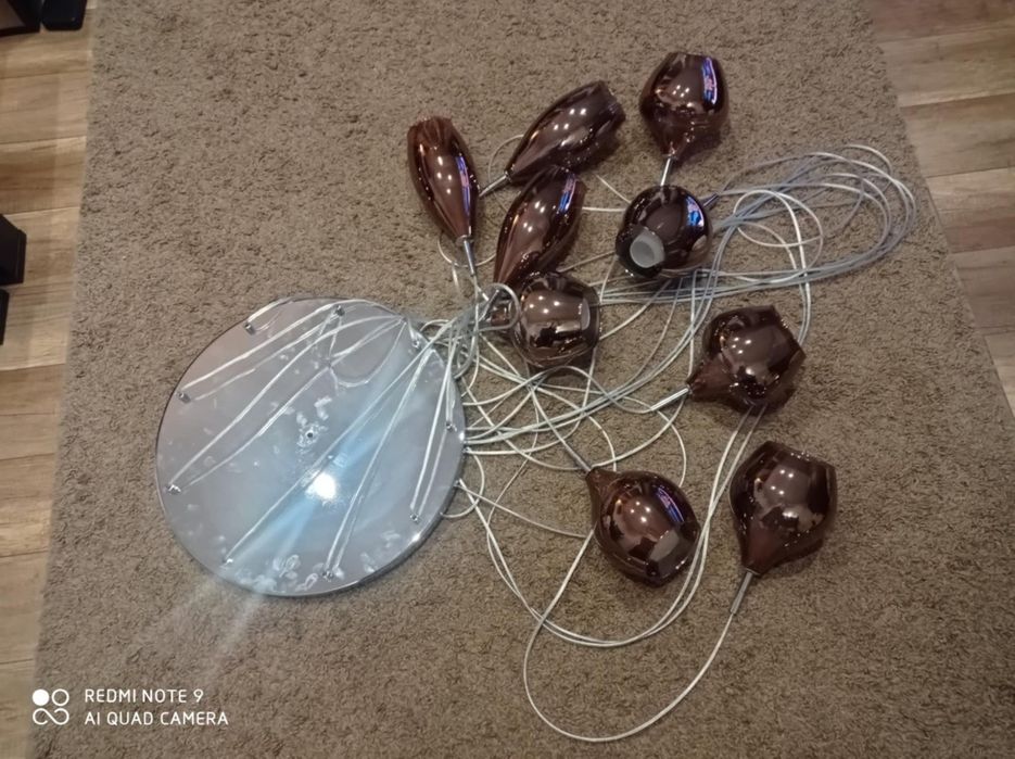 Żyrandol Długie lampy wiszące do salonu lub schodowa