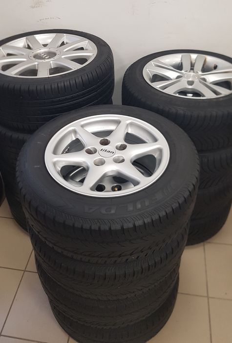 Диски 5×120. +шини BMW Віваро Трафік Примастар шини FULDA 205/60 R15.