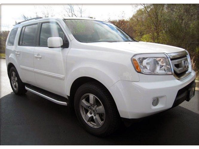 Honda Pilot 2008-2015 рр. Бокові пороги Fullmond (2 шт., Алюм.)