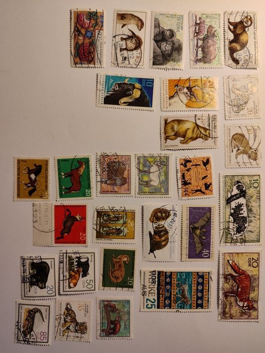 Марки з зображенням тварин