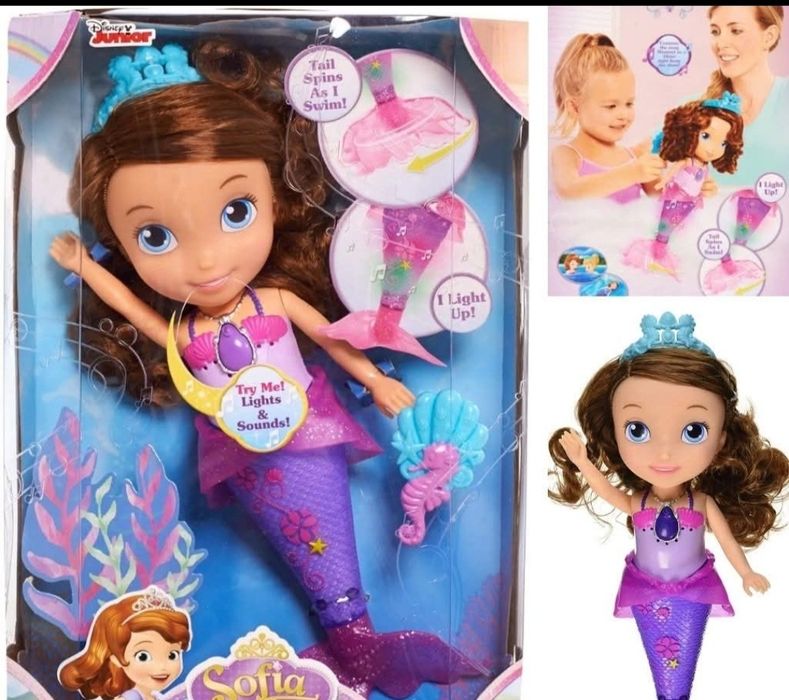 Лялька/пупс  барбі Фея, мяка лялька,Софія від Disneу, музикальні