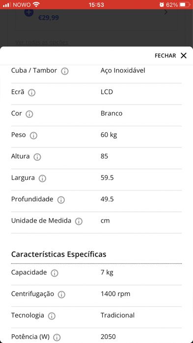 Maquina lavar roupa 7kg