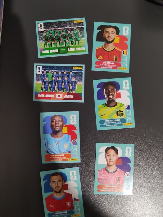 Карточки panini worldcup2026