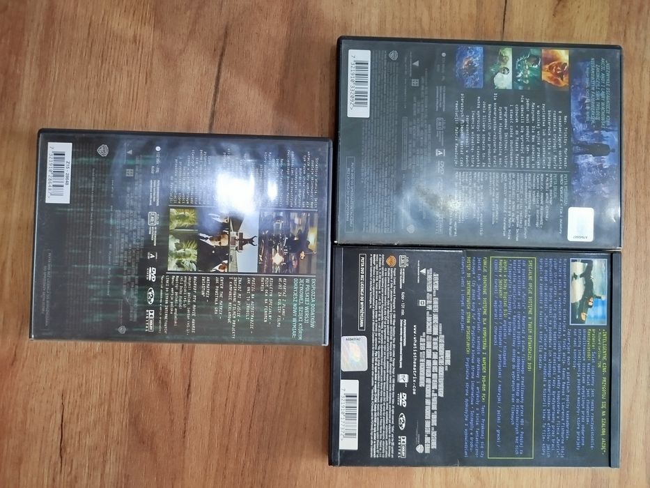 Matrix trylogia na dvd
