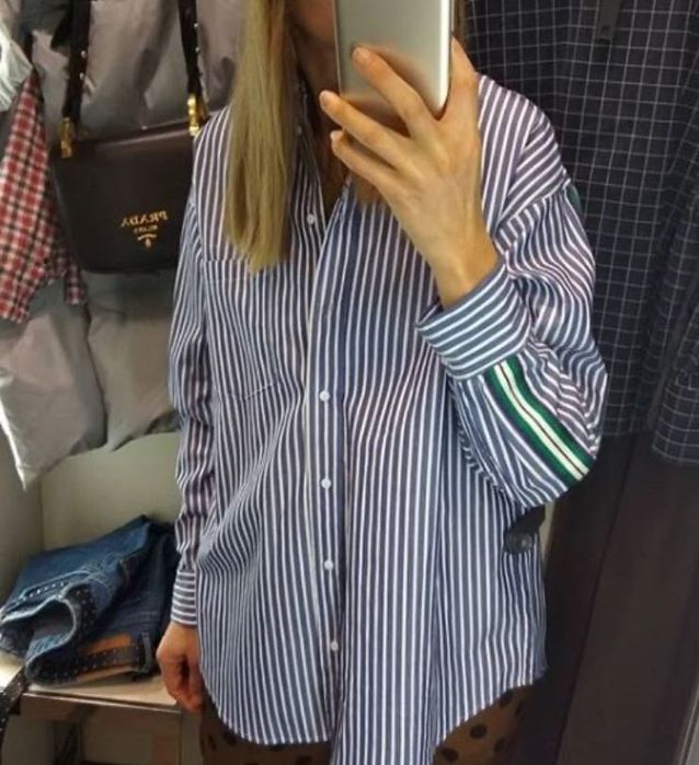 Zara сорочка оверсайз