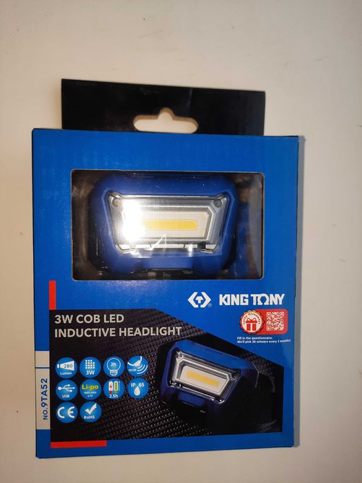 Ліхтар налобний KING TONY 9TA-52
